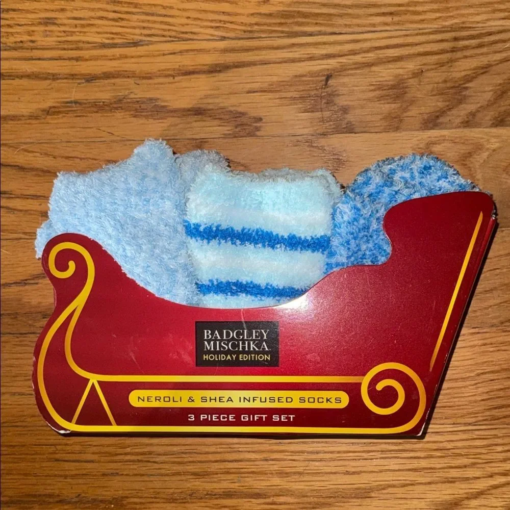 Badgley Mischka Neroli & Shea Infused Socks!